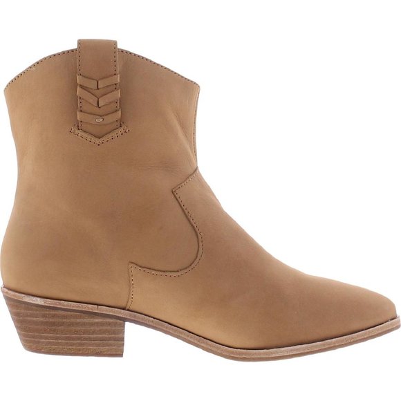 Jack Rogers NIB Oak Suede STELLA Booties, Size 6M - Picture 1 of 7